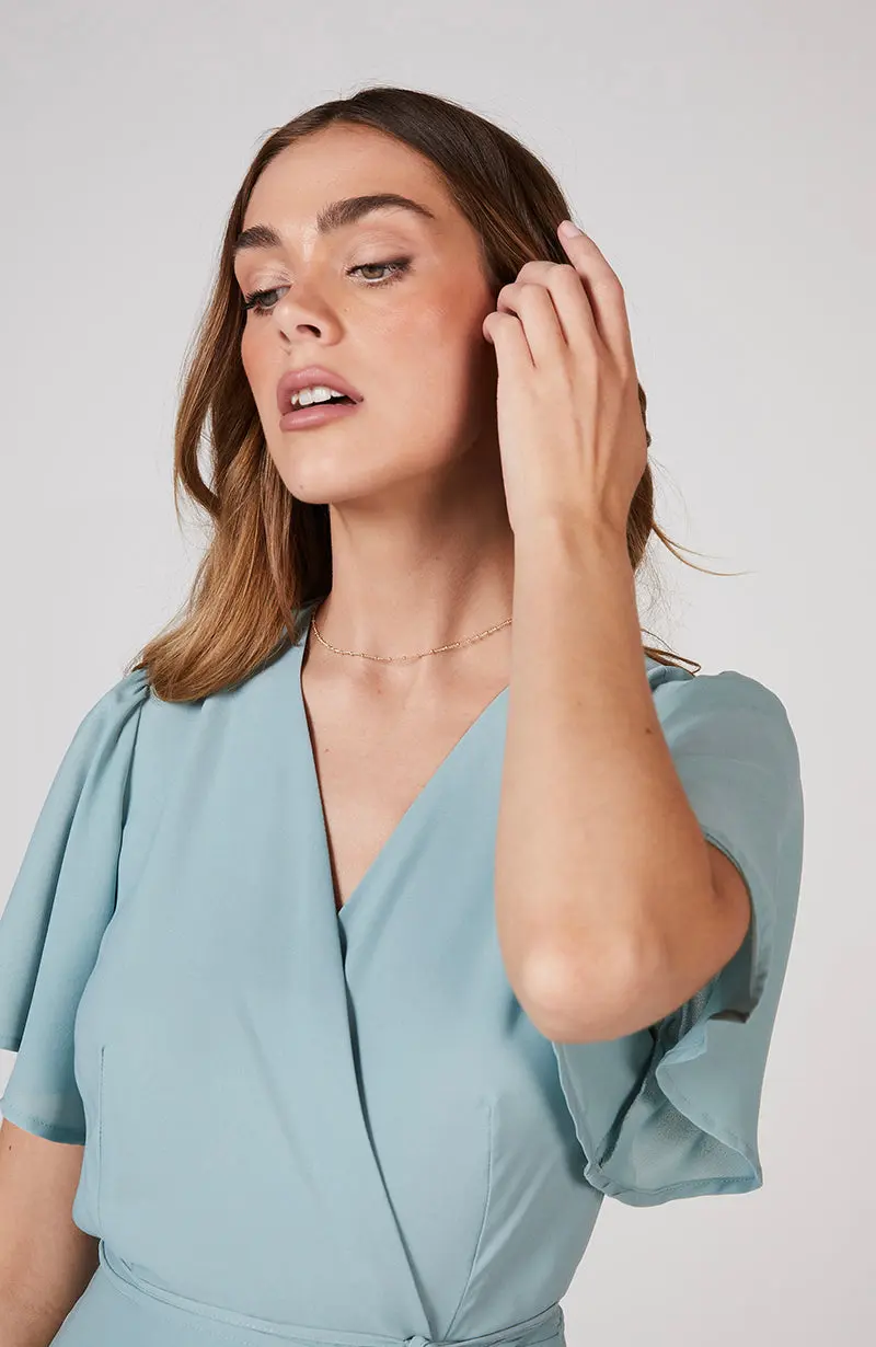 Florence Dress in Marine Green - Image 5