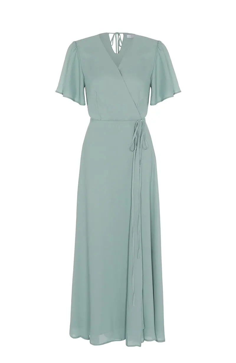 Florence Dress in Marine Green - Image 8
