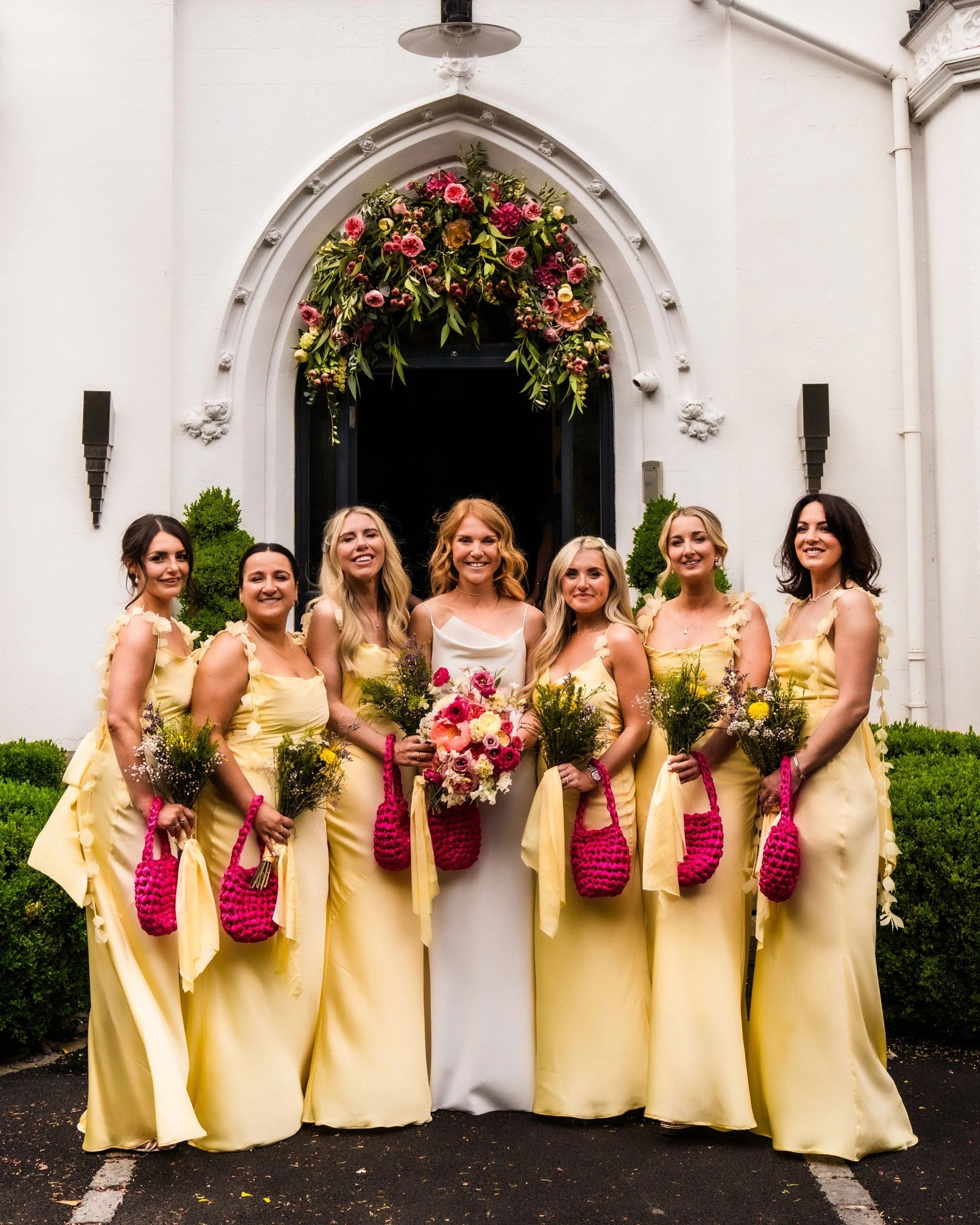 Hot Pink Handmade Bridesmaid Bag - Image 4