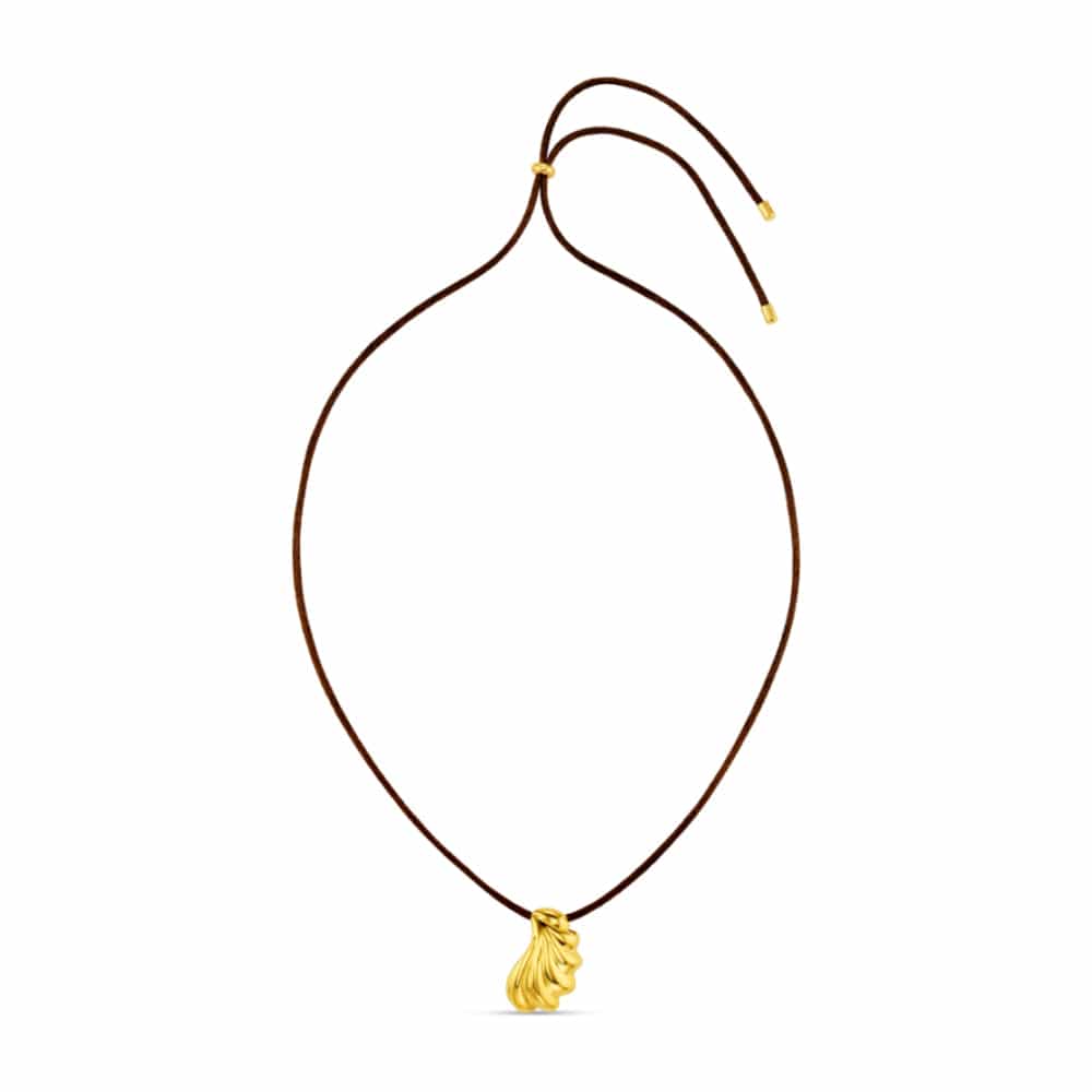 LUXE Shell Pendant Cord Necklace - Image 3