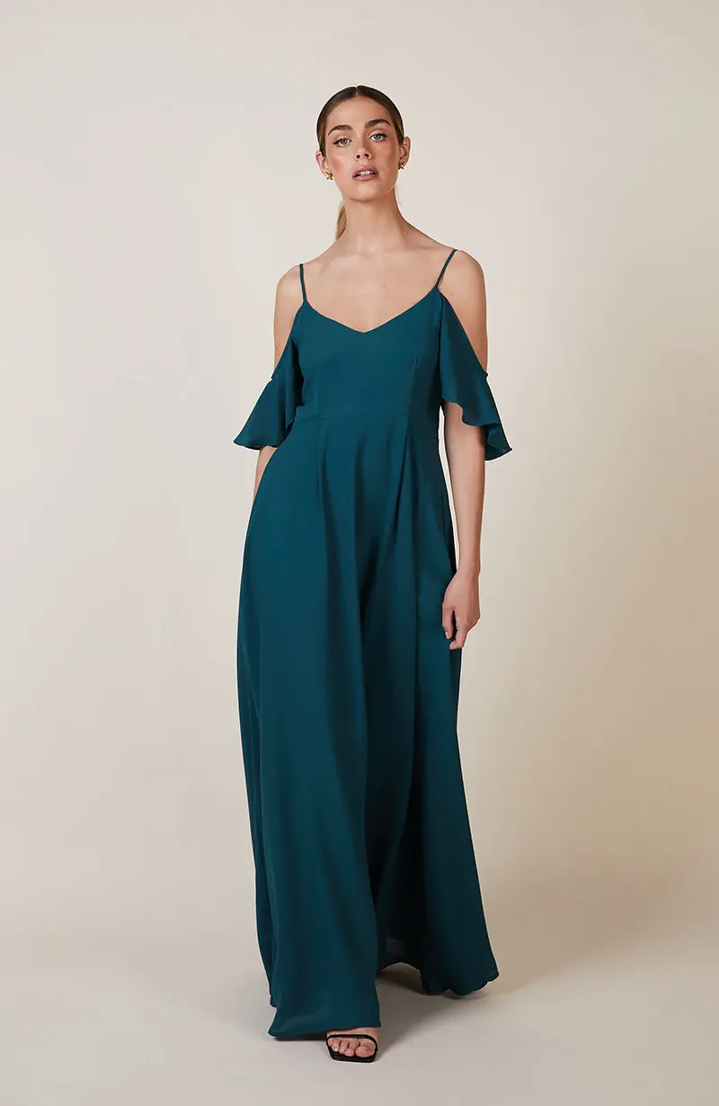 Mykonos Dress in Forest Green - Image 2
