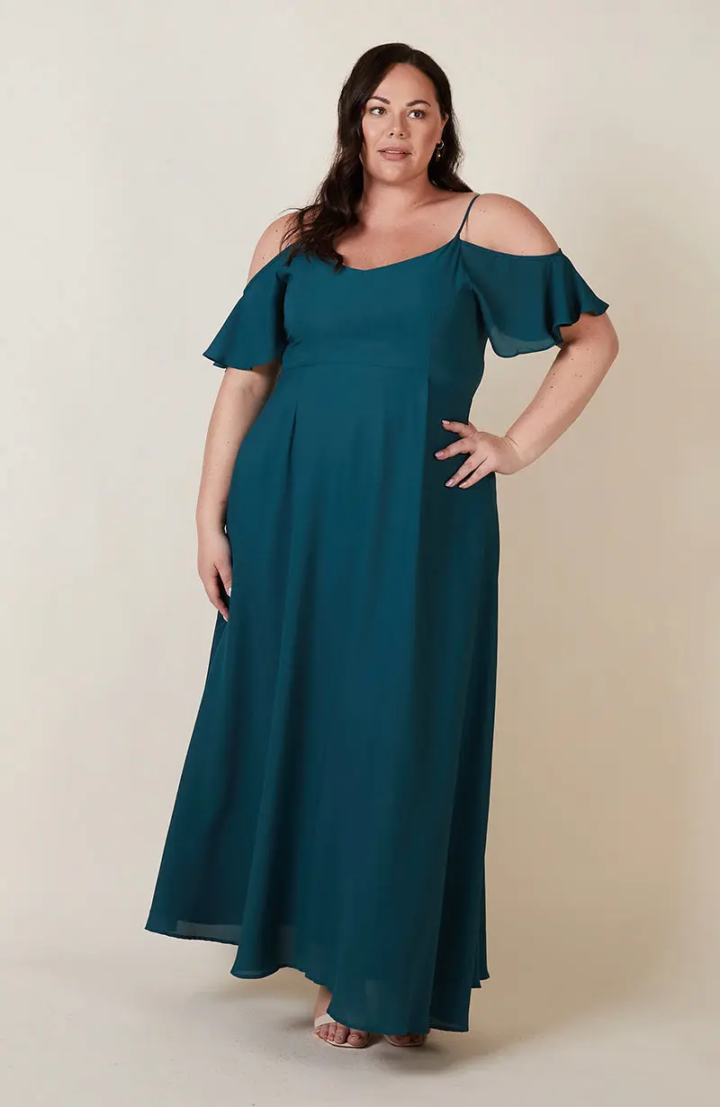 Mykonos Dress in Forest Green - Image 3