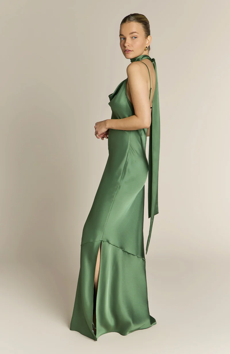 Pollenca Dress in Olive Green - Image 6