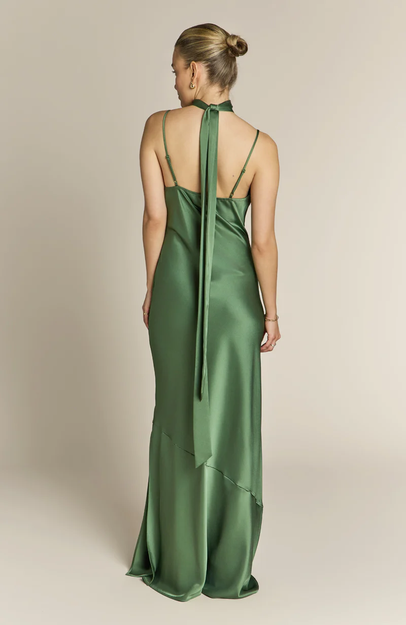 Pollenca Dress in Olive Green - Image 7